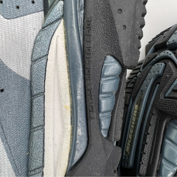 Skechers Shape-Ups Combination Wave SN12360 Walking Shoes Gray Blue Men’s 9.5 - Picture 8 of 16